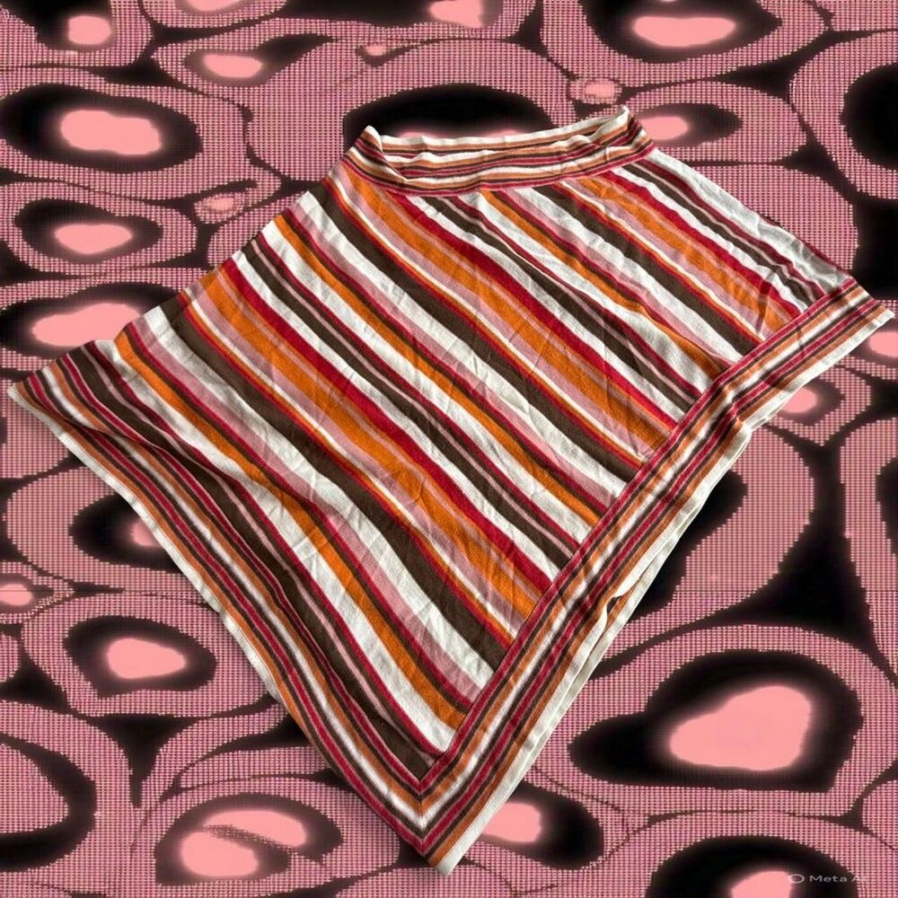 Bcbgeneration Striped One Size Poncho